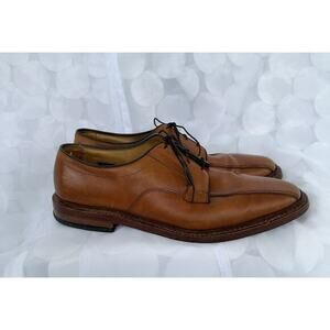 Allen Edmonds Hillcrest Derby Mens Size 12 B Brown Made In USA Leather Shoes